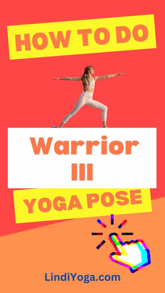 How To Warrior 3 Yoga Pose / Canva