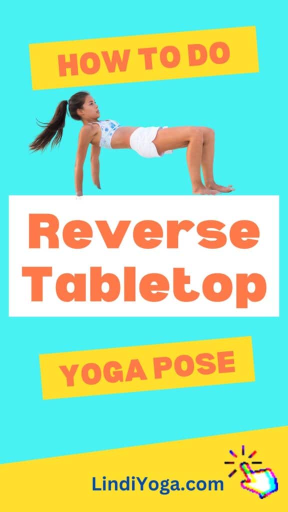 Reverse Tabletop Yoga Pose / Canva