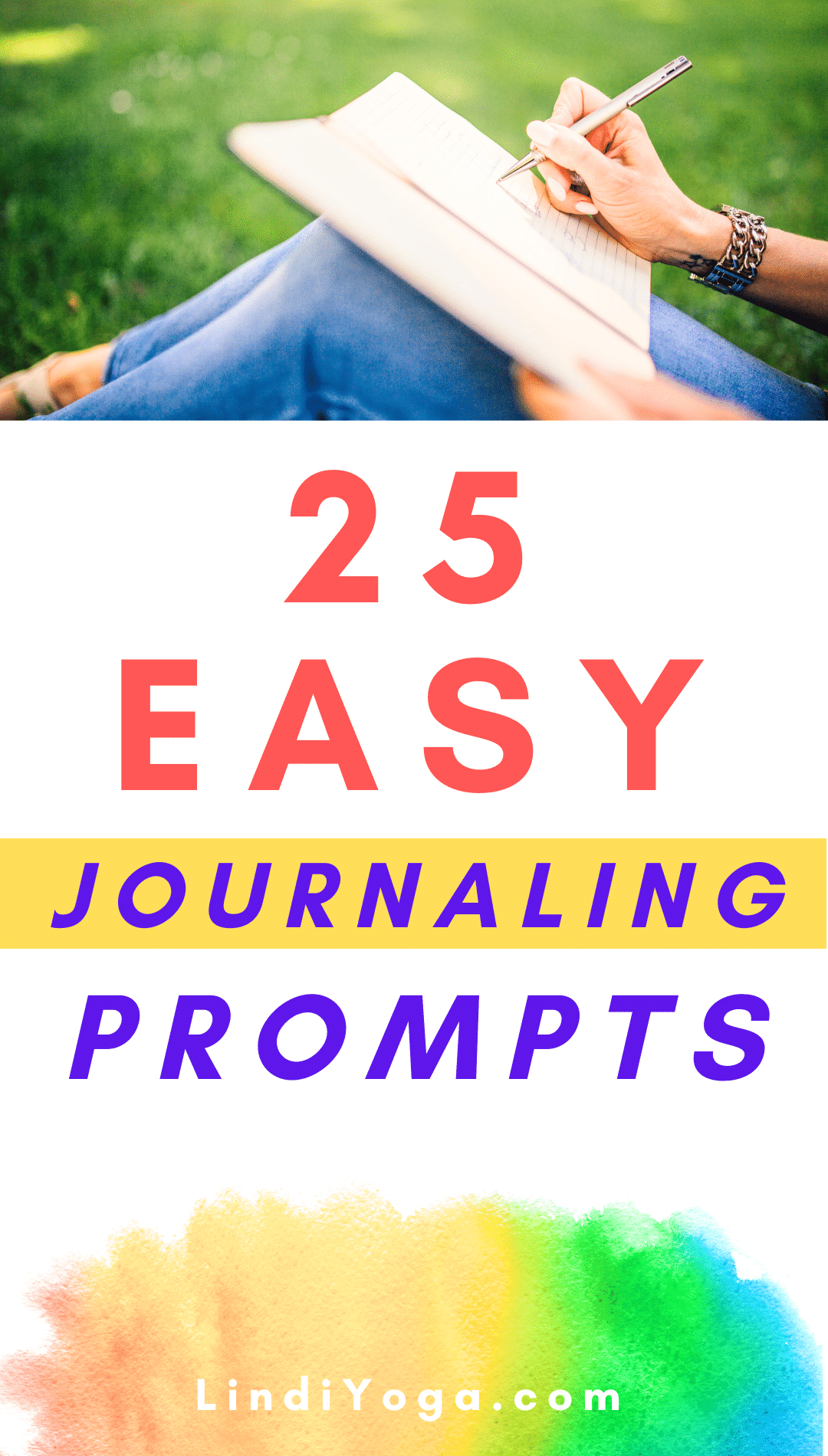 25 Easy Journal Prompts For Self-Discovery / Canva