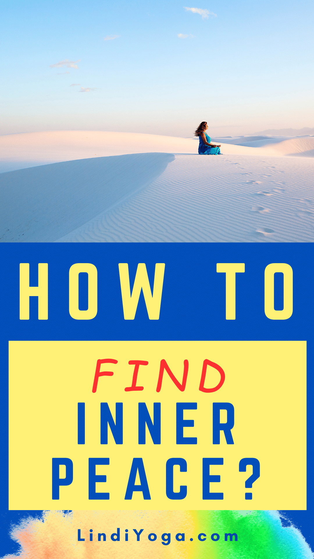 How To Find Inner Peace / Canva